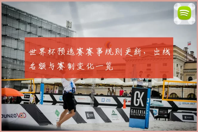 世界杯预选赛赛事规则更新,出线名额与赛制变化一览