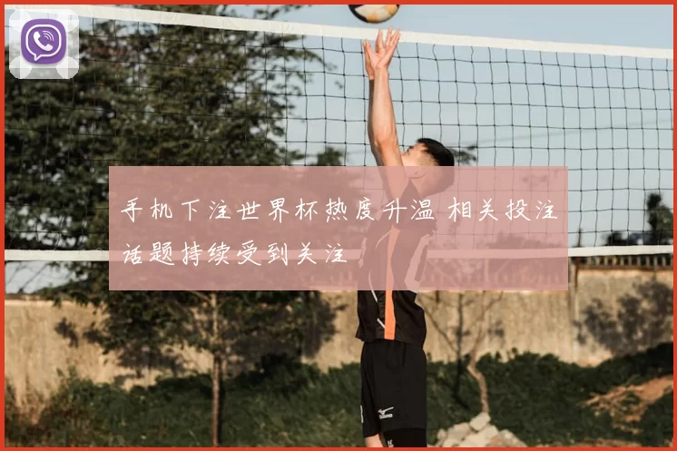 手机下注世界杯热度升温 相关投注话题持续受到关注