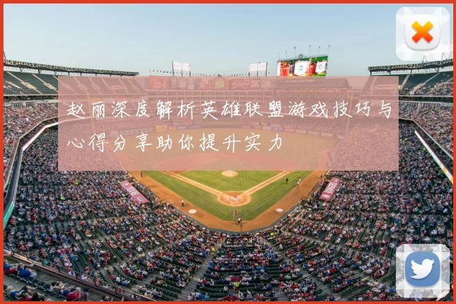 赵丽深度解析英雄联盟游戏技巧与心得分享助你提升实力
