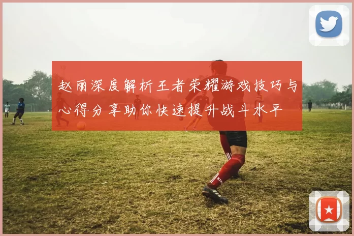 赵丽深度解析王者荣耀游戏技巧与心得分享助你快速提升战斗水平