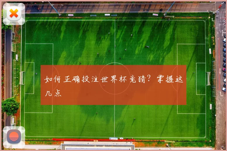 如何正确投注世界杯竞猜？掌握这几点