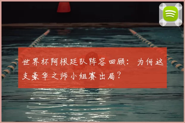 世界杯阿根廷队阵容回顾:为何这支豪华之师小组赛出局?